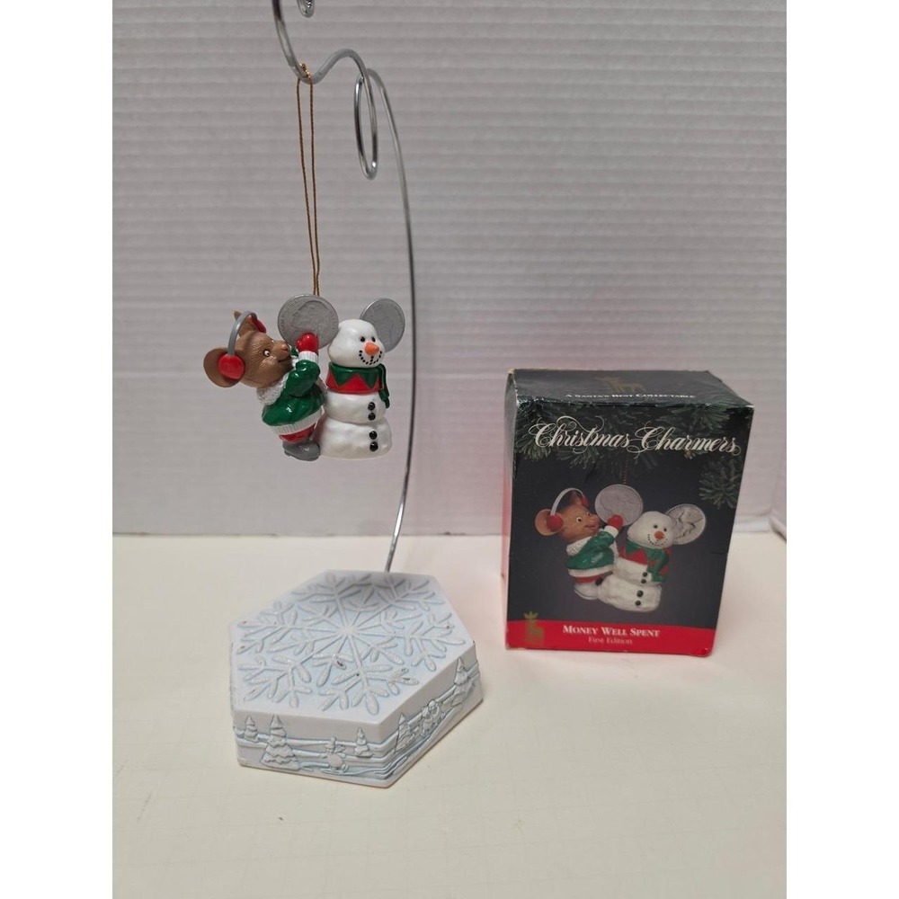 Santa's Best Christmas Charmers "Money Well Spent" first edition ornament